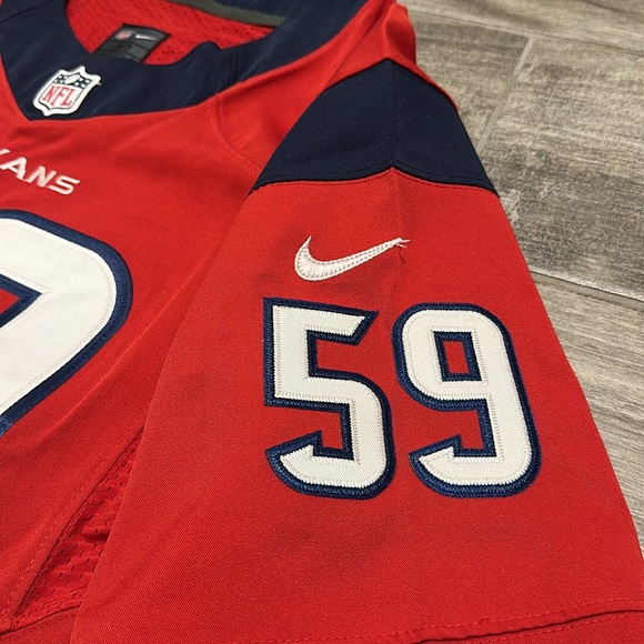 Nike NFL On Field #59 Mercilus Houston Texans Jersey size 40 Embroidered - Picture 5 of 9